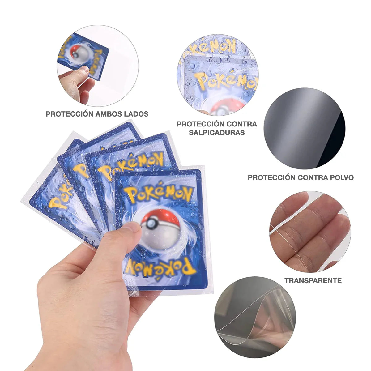 Avyx - Sleeves transparentes tamaño standard (100ct)