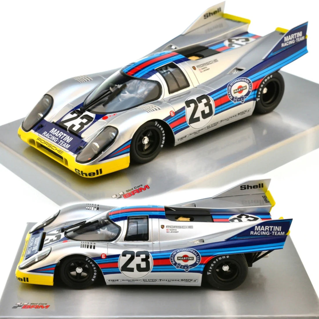 BRM - BRM207 P917K MARTINI RACING TEAM #23 – 1000km SPA 1971 Drivers: Helmut / Van Lennep