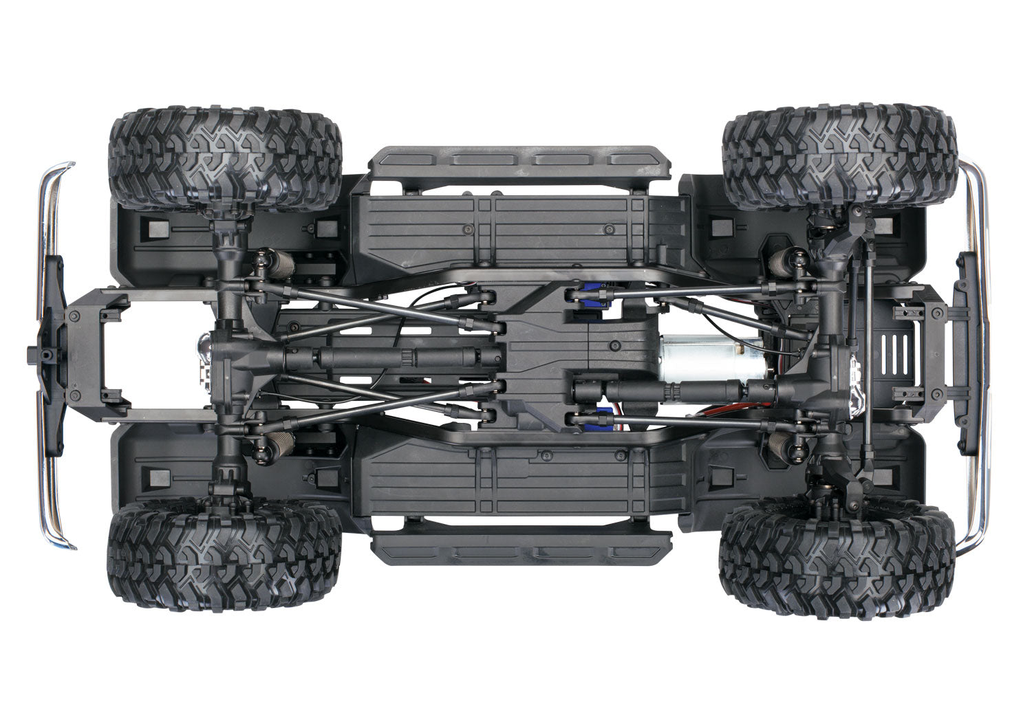 Traxxas - TRX-4® 1/10 Trail Crawler Truck w/1979 Chevy Blazer Clipless Body w/TQi 2.4GHz Radio, Negra