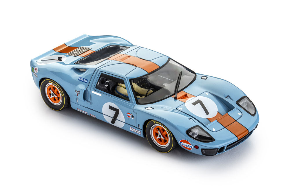 Slot.It - Ford GT40 1969 - 24h Le Mans / #7 - M. Hailwood, D. Hobbs - Análogo, escala 1/32