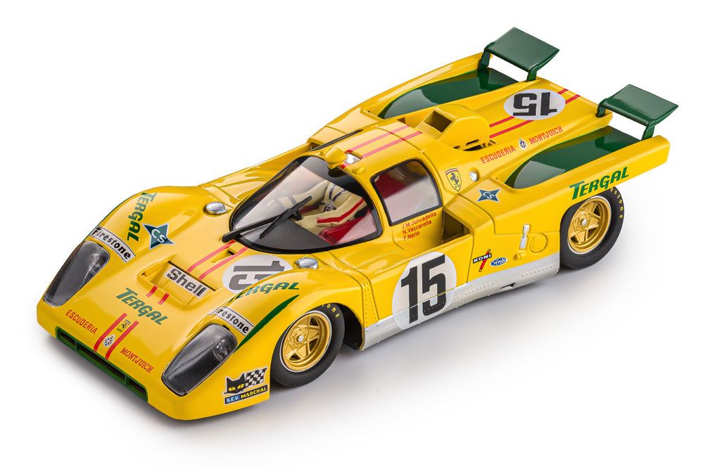 Slot.It - Ferrari 512M 1971 - Daytona #15 - N. Vaccarella, J. Juncadella - Análogo, escala 1/32