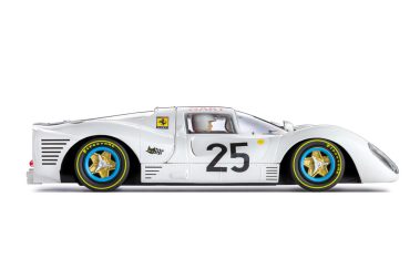 Policar - Ferrari 412P #25 P. Rodriguez, G. Baghetti 24h Le Mans 1967, escala 1/32, analógico
