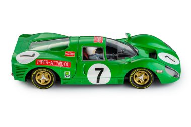 Policar - Ferrari 412P #7 R. Attwood, D. Piper, 9h Kyalami 1967, escala 1/32, analógico