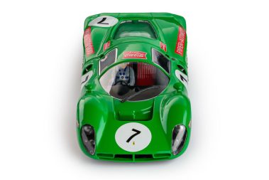 Policar - Ferrari 412P #7 R. Attwood, D. Piper, 9h Kyalami 1967, escala 1/32, analógico