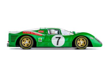 Policar - Ferrari 412P #7 R. Attwood, D. Piper, 9h Kyalami 1967, escala 1/32, analógico