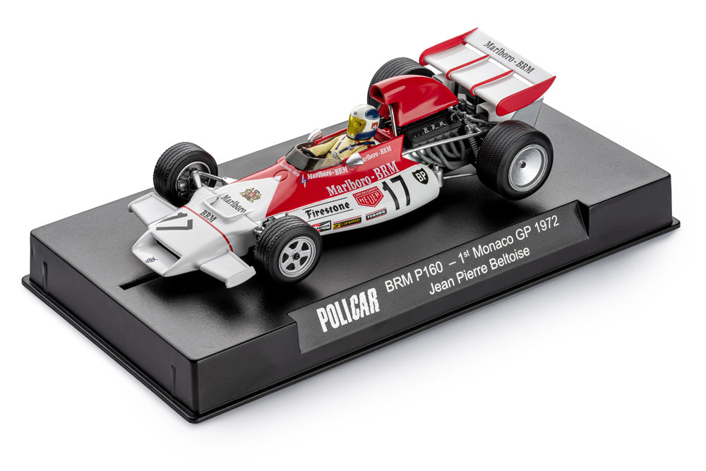 Policar - BRM P160 - #17 - Jean Pierre Beltoise - 1st Monaco GP 1972, escala 1/32, analógico