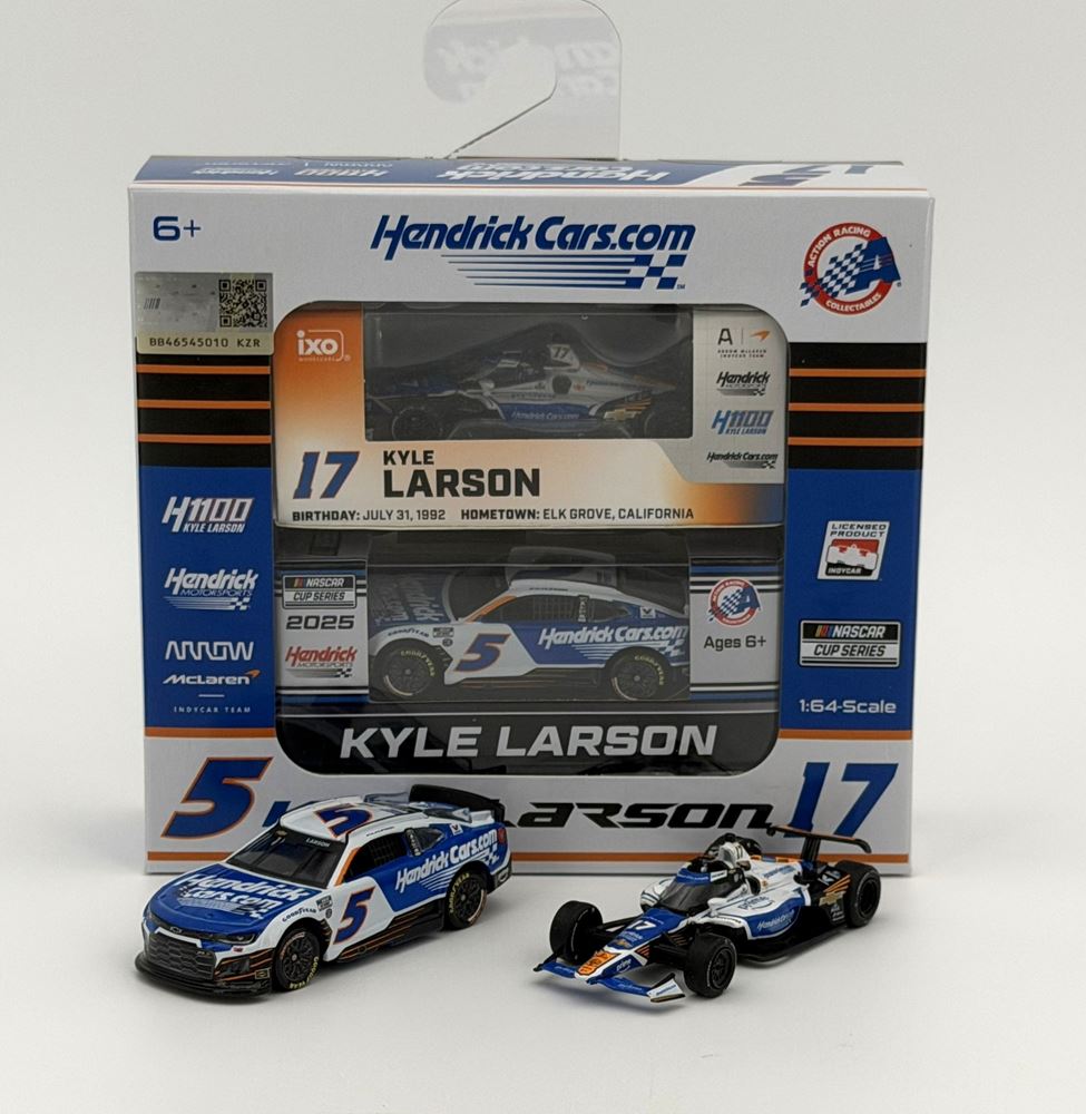 Lionel Racing - Kyle Larson 2025 Hendrick 1100 Nascar 2 car set, escala 1:64