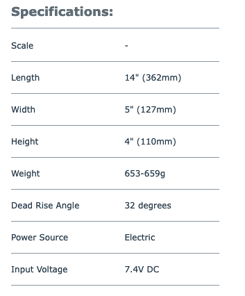 UDI RC - Inkfish Electric RTR Brushed Jet Ski w/2.4GHz Radio, Battery & Charger