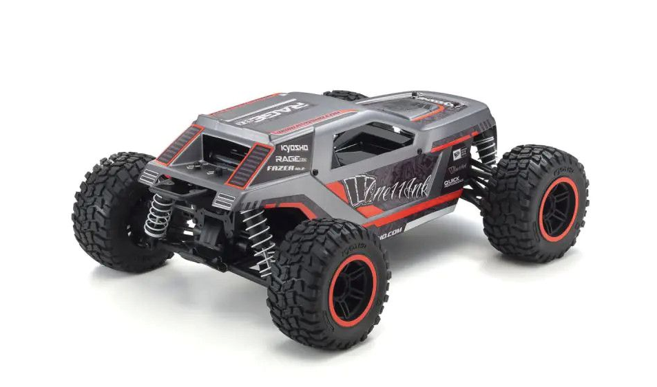Kyosho - 1:10 Scale RC EP 4WD FAZER Mk2 FZ02L-BT RAGE2.0 Color Type1 Red