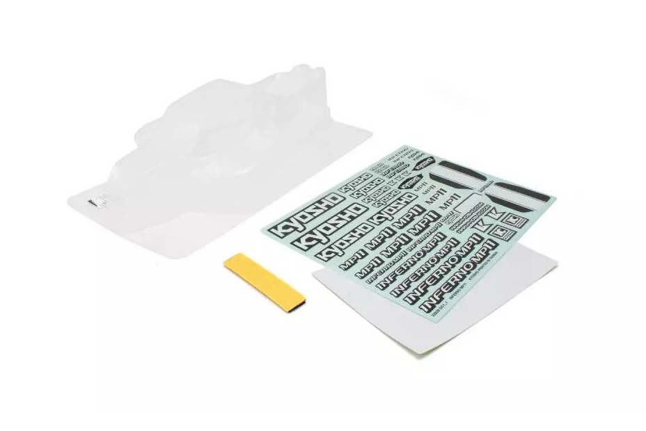 Kyosho - Carrocería transparente, INFERNO MP11 Non Deco Body Set