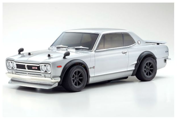 Kyosho - 1/10 Scale Radio Controlled Electric Powered 4WD FAZER Mk2 FZ02 Series Readyset NISSAN SKYLINE 2000GT-R(KPGC10) Tuned Ver. Silver