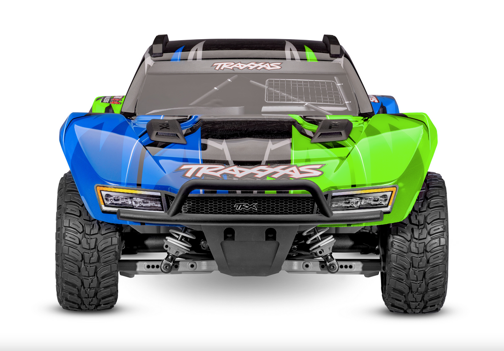 Traxxas - Slash® 4x4 VX3 1/10 RTR 4WD Brushless Short Course Truck w/VX3 ESC, TQi™ Sport 2.4GHz Radio & TSM®, Verde