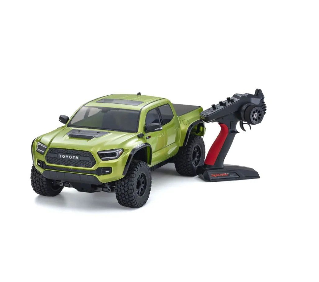 Kyosho - 1:10 Scale Radio Controlled Electric Powered 4WD KB10L Series readyset 2021 Toyota Tacoma TRD Pro Electric Lime