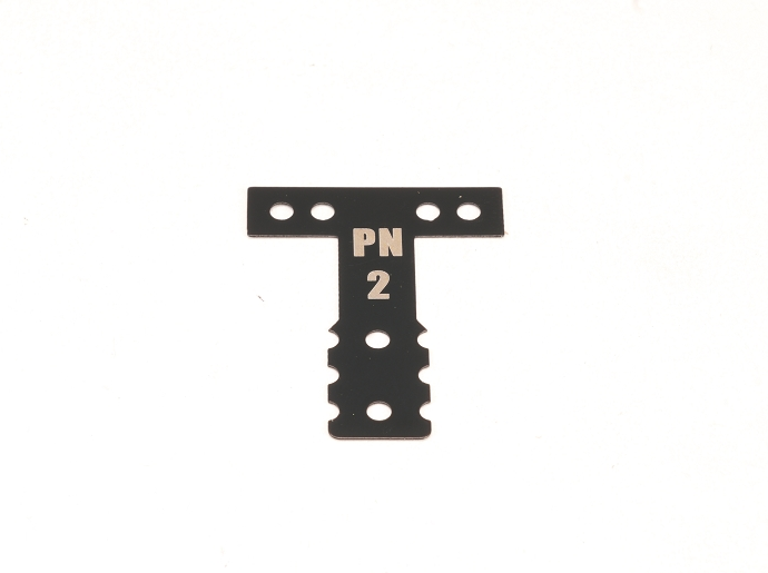 PN Racing - Mini-Z MR03/MR04 MM Spring Steel T-Plate #2 (Black)