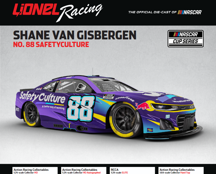 **PREVENTA** Lionel Racing - Shane Van Gisbergen NO. 88 SAFETYCULTURE, escala 1:24