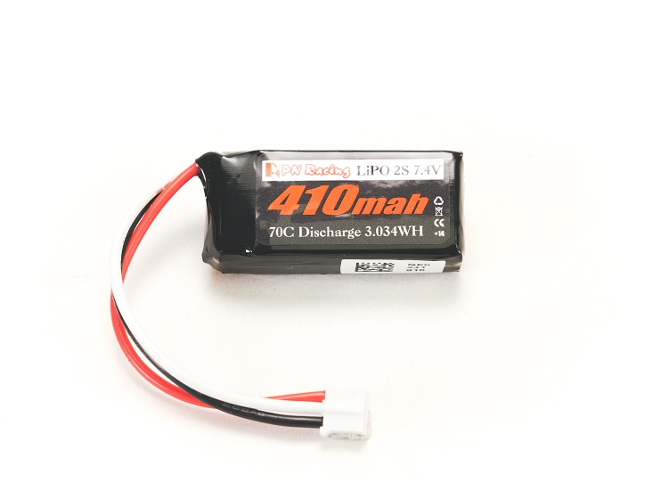 PN Racing - V4 LiPo 2S 7.4V 410mah 70C Battery