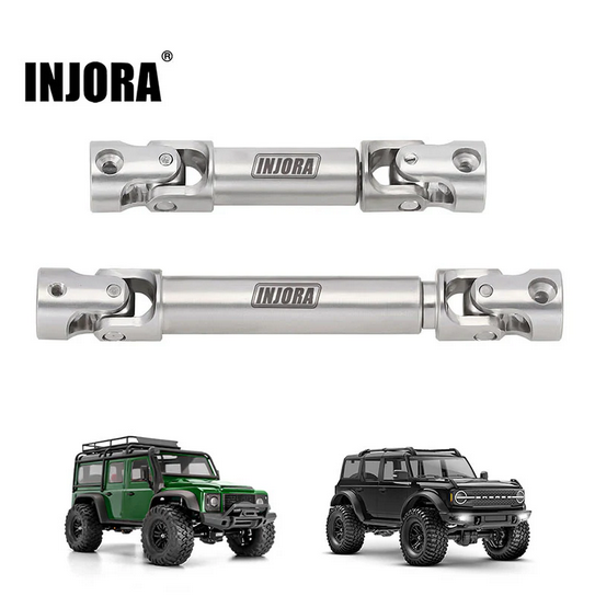 INJORA - Stainless Steel Drive Shafts for 1/18 TRX4M Defender Bronco (4M-18)
