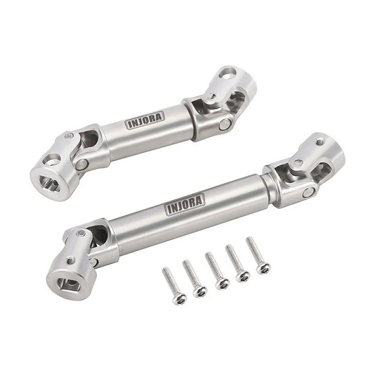 INJORA - Stainless Steel Drive Shafts for 1/18 TRX4M Defender Bronco (4M-18)