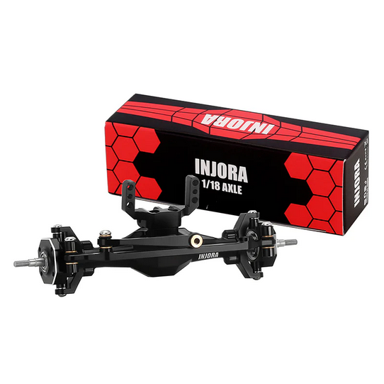INJORA - +4mm Diamond Axles with Lay Down Servo Mount & Links for 1/18 TRX4M