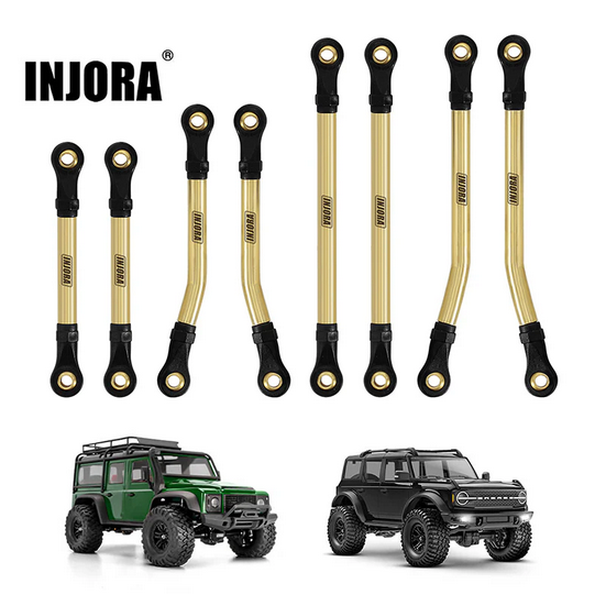 INJORA -8PCS Brass High Clearance Links Set for 1/18 TRX4M