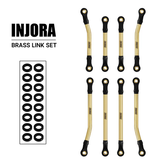 INJORA -8PCS Brass High Clearance Links Set for 1/18 TRX4M