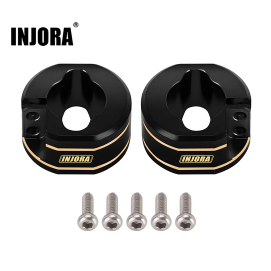 INJORA - 2PCS 14g/pcs Brass Rear Axle Counterweights for 1/18 TRX4M (4M-30)