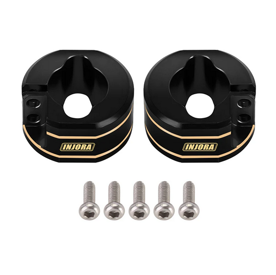 INJORA - 2PCS 14g/pcs Brass Rear Axle Counterweights for 1/18 TRX4M (4M-30)