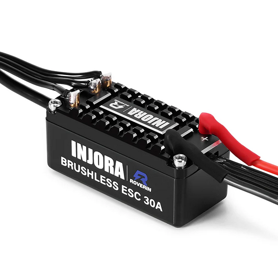 INJORA - Roverin FOC Sensored Brushless ESC & Motor Combo for 1/18 TRX4M Ascent18 (4800Kv)