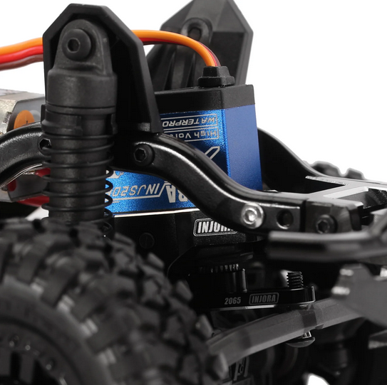 INJORA - 7KG High Voltage Waterproof 2065 Digital Servo with Mount for 1/18 TRX4M - Servo Only