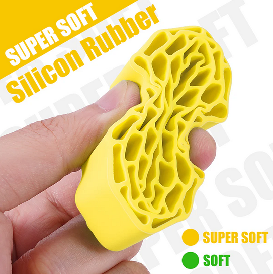 INJORA - 1.3" 70*26mm Cling On Tires & Silicone Rubber Inserts Combo (4) Super Soft