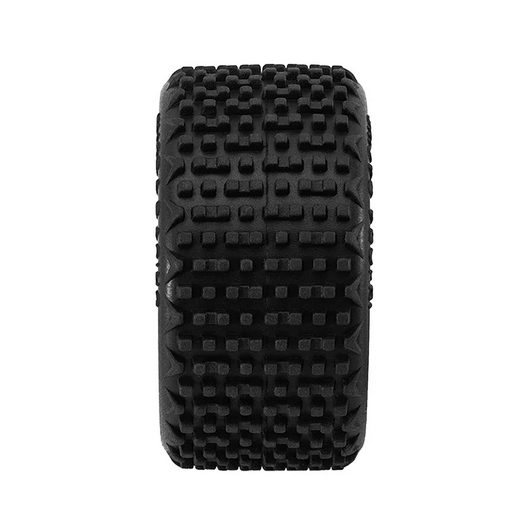 INJORA - Pre-mounted Pin Buggy Tires & Wheels for 1/28 Losi Micro-T Yellow