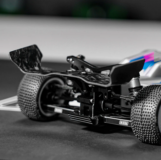 INJORA - Forged Carbon Fiber Chassis & Rear Wing for 1/24 Buggy Losi Micro-B