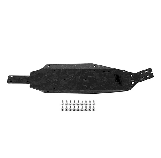 INJORA - Forged Carbon Fiber Chassis & Rear Wing for 1/24 Buggy Losi Micro-B