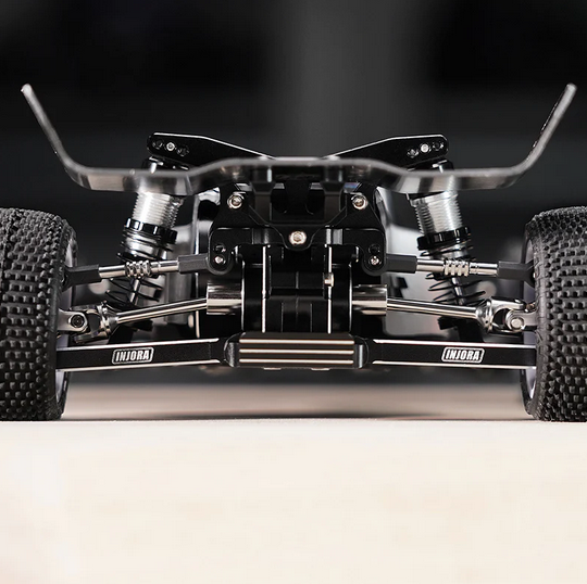 INJORA - Stainless Steel CVD Drive Shaft, Axles, Wheel Hexes Set for Losi Micro-B Micro-T