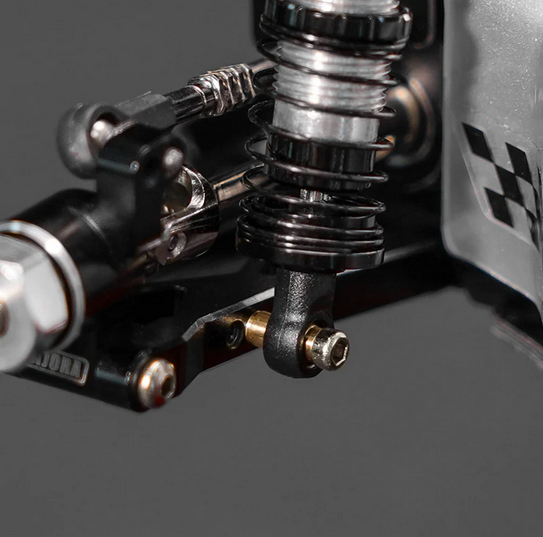 INJORA - Stainless Steel CVD Drive Shaft, Axles, Wheel Hexes Set for Losi Micro-B Micro-T