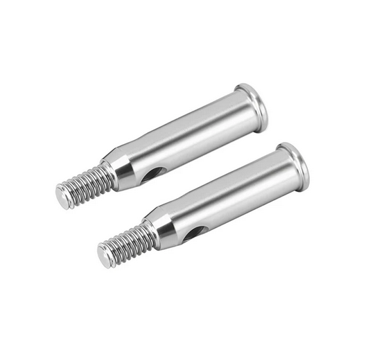 INJORA - Stainless Steel CVD Drive Shaft, Axles, Wheel Hexes Set for Losi Micro-B Micro-T