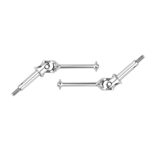 INJORA - Stainless Steel CVD Drive Shaft, Axles, Wheel Hexes Set for Losi Micro-B Micro-T