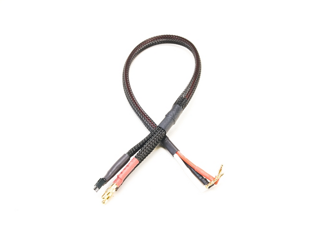 PN Racing - 4mm Banana Plug To 2mm Bullets Charging Cable 40cm