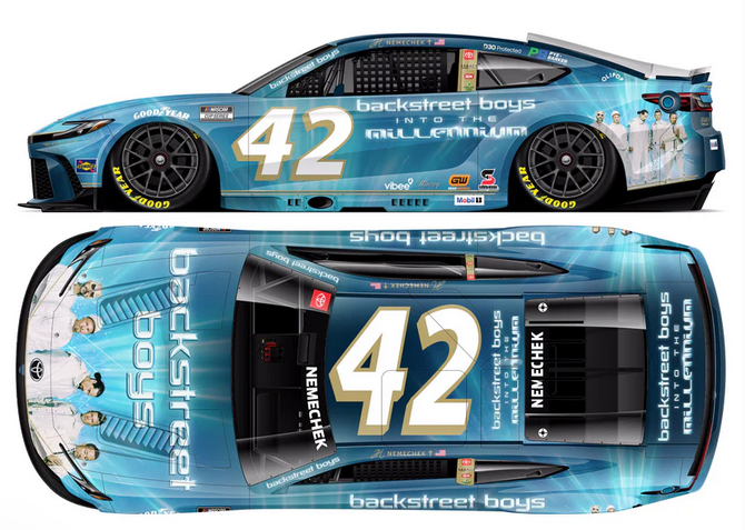 Lionel Racing - J HUNTER NEMECHEK #42 BACKSTREET BOYS 2025, escala 1:64