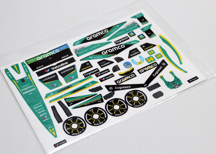 Reflex Racing - Raceway RC RCR003 FX28 Decal Set - Type AMR