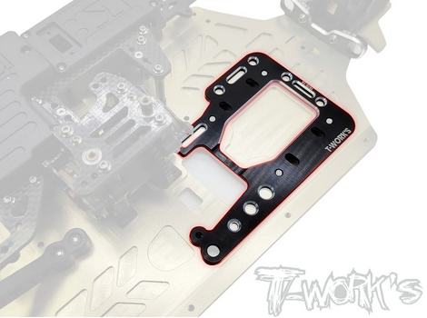 T-Work´s - TO-254-MP11 7075-T6 Alum. One Piece Engine Mount Plate ( For Kyosho MP11 )