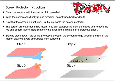 T-Work´s - TA-085-M17 Sanwa & Airtronics M17 Screen Protector