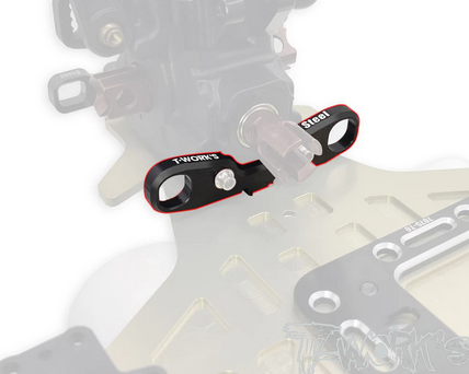 T-Work´s - TO-354-F-S Steel. C Mount ( For Kyosho MP11 )