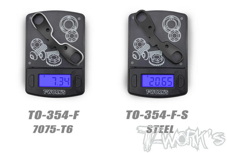 T-Work´s - TO-354-F-S Steel. C Mount ( For Kyosho MP11 )