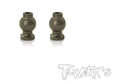 T-Work´s - TO-354-B-A 7075-T6 Hard Coated Alum. 7.8mm Flange Ball ( For Kyosho MP11 ) 2pcs.