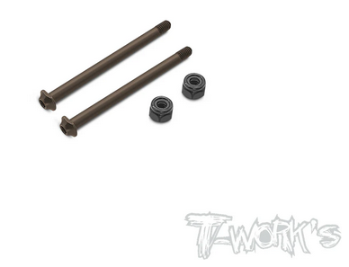 T-Work´s - TO-323-MP10-F Steel Captured Design Front Hinge pin 3x40.8mm (For Kyosho MP11/MP10 TKI2/MP10/MP9 TKI4/3/2/MP9/T/E)