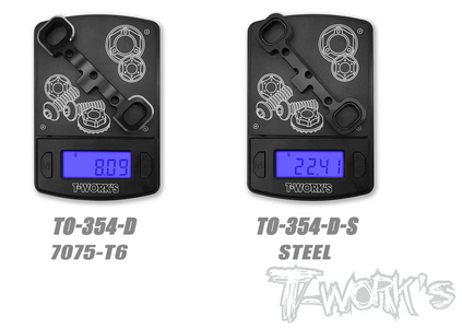 T-Work´s - TO-354-D-S Steel A Mount ( For Kyosho MP11 )