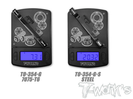 T-Work´s - TO-354-G-S Steel D Mount ( For Kyosho MP11 )