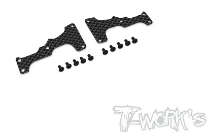 T-Work´s - TO-246-MP11-FL1.5 Graphite Front A-arm Stiffeners 1.5mm Lower ( For Kyosho MP11 )