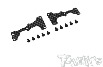 T-Work´s - TO-246-MP11-FU1.5 Graphite Front A-arm Stiffeners 1.5mm Upper ( For Kyosho MP11 )